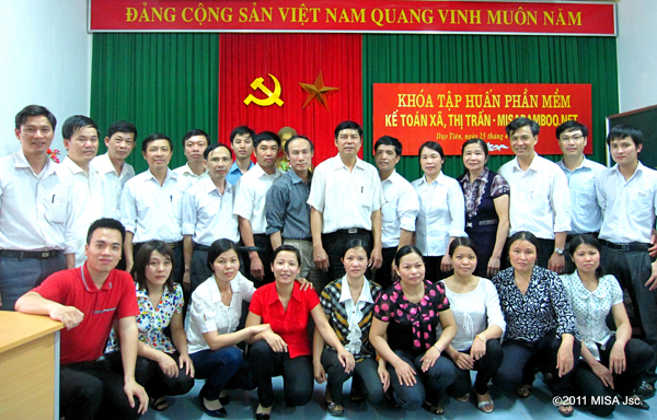 Triển khai 4 khóa tập huấn MISA Bamboo.NET 2008 tại Hà Nam