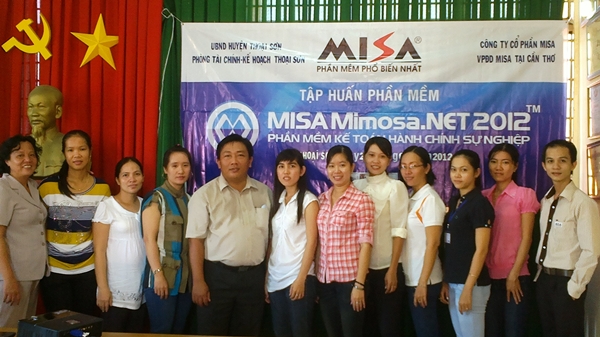 MISA liên tục tổ chức tập huấn phần mềm tại Thoại Sơn, An Giang