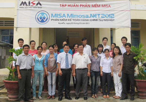 MISA  BMT tập huấn nâng cấp MISA Mimosa.NET 2012 tại Ayun Pa – Gia Lai