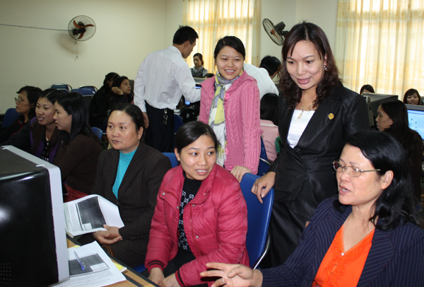 MISA Hà Nội tập huấn  MISA Mimosa.NET 2009 tại huyện Thanh Trì, Hà Nội