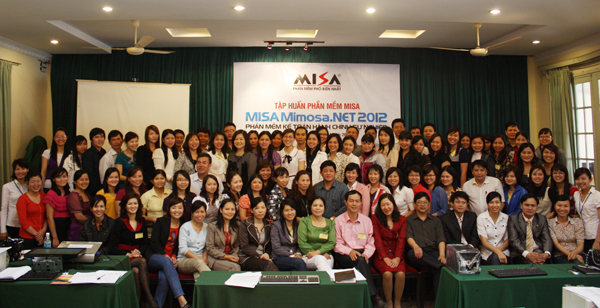 Khóa tập huấn MISA Mimosa.NET 2012 tại Hà Nội thành công tốt đẹp