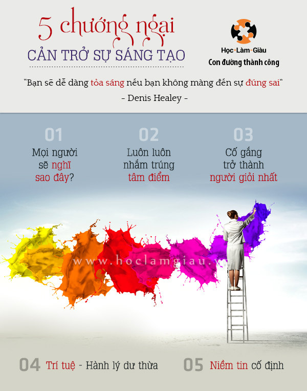 5 chướng ngại cản trở sự sáng tạo