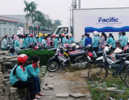 Vụ đình công vì không cho nằm nghỉ trưa: Công nhân đã đi làm trở lại