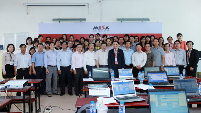 VP MISA HCM tổ chức tập huấn phần mềm MISA SME.NET 2017 cho giảng viên các trường khu vực phía Nam