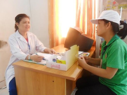 Khám sức khỏe miễn phí cho công nhân