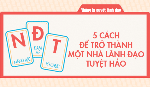 Các bước để trở thành nhà lãnh đạo tài năng