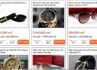 Nở rộ web mô hình mua chung bán hàng hiệu”nhái” giá vài trăm nghìn đồng