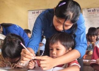 Phụ đạo học sinh yếu trong hè ở tỉnh Hậu Giang