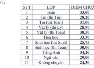 Trường THPT năng khiếu TP.HCM công bố điểm chuẩn và điểm thi vào lớp 10 năm 2016