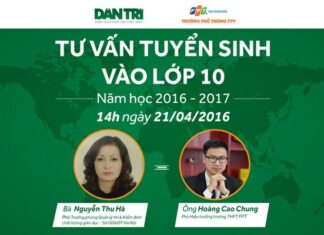Tư vấn tuyển sinh vào lớp 10 năm 2016