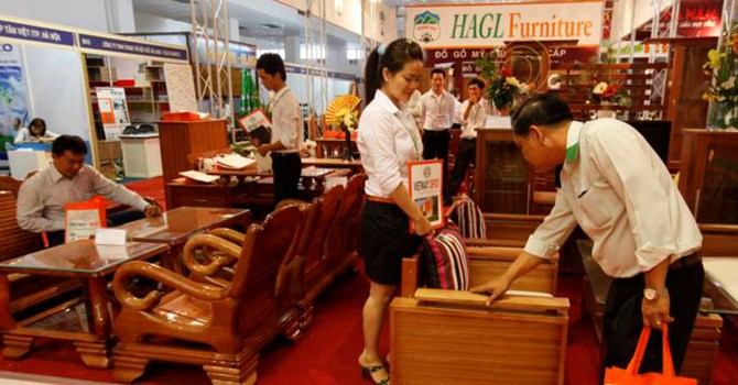 Xuất khẩu đồ gỗ của các doanh nghiệp Bình Dương tăng trên 10%