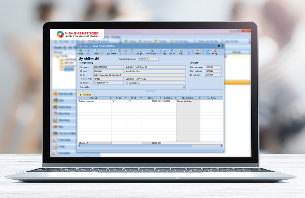 Phần mềm kế toán MISA SME – 27 năm số 1 Việt Nam