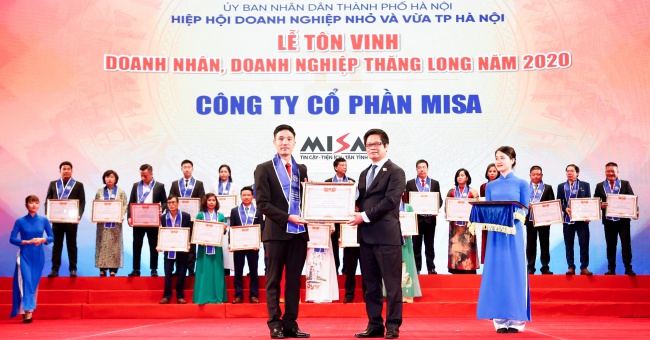 MISA nhận bằng khen Doanh nghiệp có thành tích xuất sắc của Thủ đô