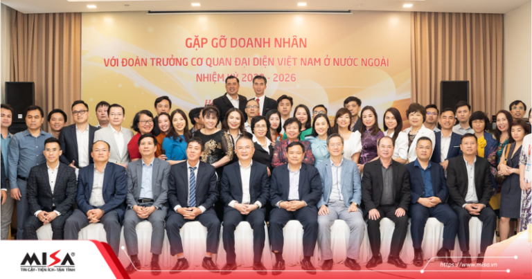 MISA tự tin giới thiệu phần mềm Make in Vietnam tại “Cafe Doanh nhân với Đại sứ, Thương vụ”