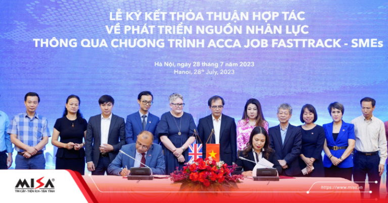 MISA ký biên bản ghi nhớ hợp tác với ACCA về phát triển nguồn nhân lực thông qua Chương trình Job Fast Track