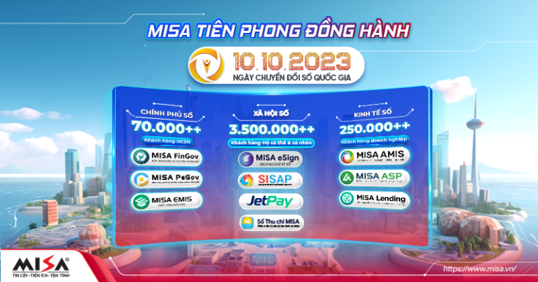 MISA tiên phong đồng hành cùng ngày Chuyển đổi số quốc gia 10.10.2023
