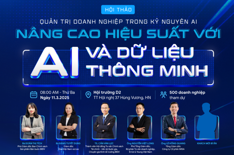 [For CEO, Manager] Nâng cao hiệu suất với AI và dữ liệu thông minh