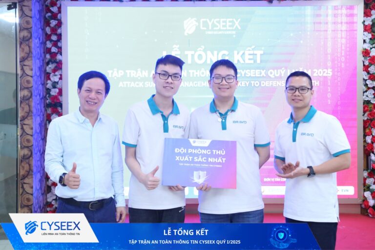 Lễ Tổng kết Tập trận An ninh thông tin CYSEEX Quý I/2025: Quản lý bề mặt tấn công – Chìa khóa phòng thủ đa tầng