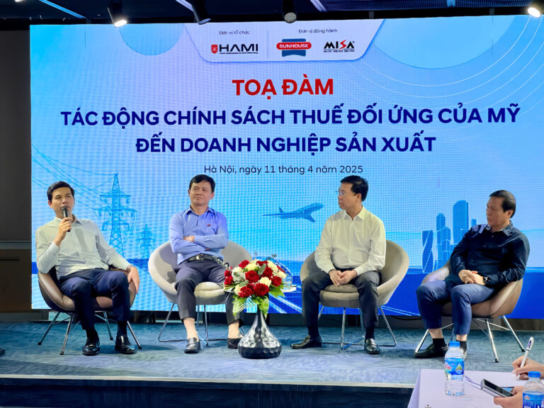 MISA tham dự tọa đàm “Tác động chính sách thuế đối ứng của Mỹ đến doanh nghiệp sản xuất”